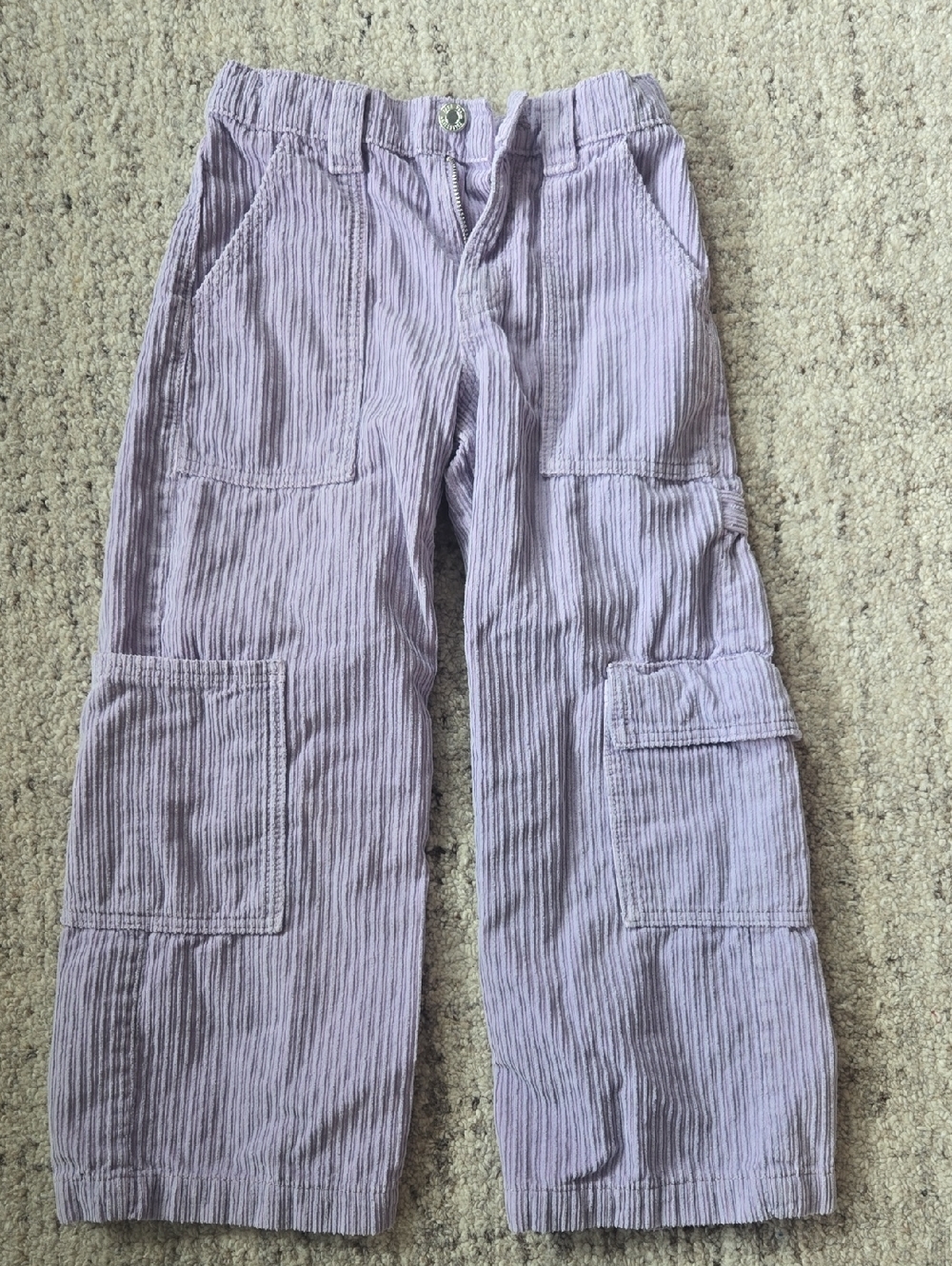Zara Lilac Corduroy Pants